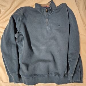Teal Izod 1/4 zip pullover